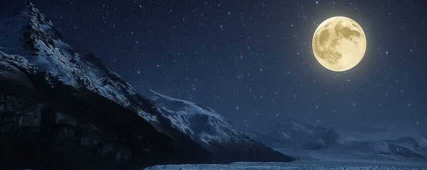 Luna Llena en el Glaciar Perito Moreno